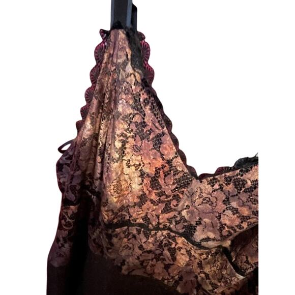 Isabel Toledo x Lane Bryant Brown Lace Mesh Fit & Flare Dress - EUC 24 - Picture 5 of 8